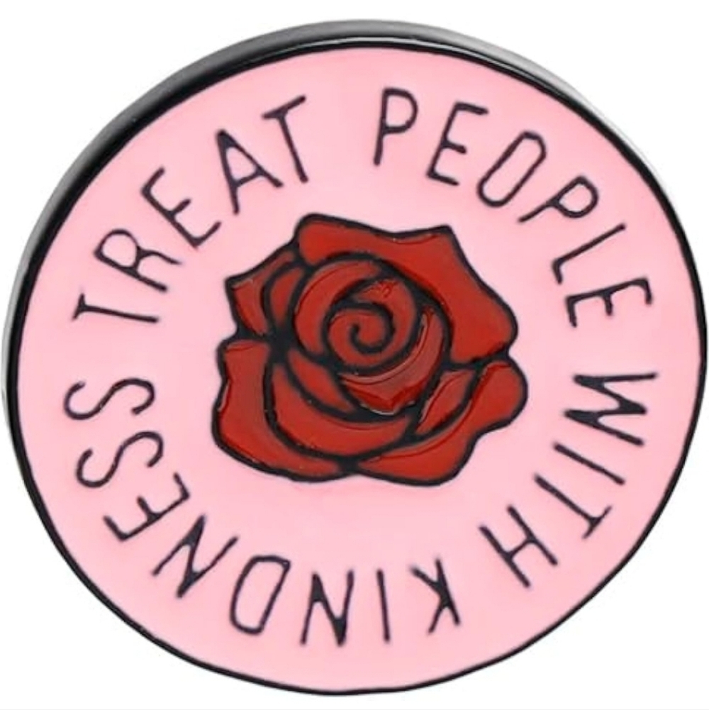 Pink and Red Pin